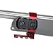 TACBRO Anodized Aluminum Band Bottom Rail for 10/22 1022 with Complimentary 2 Pcs Polymer Rails (Red)