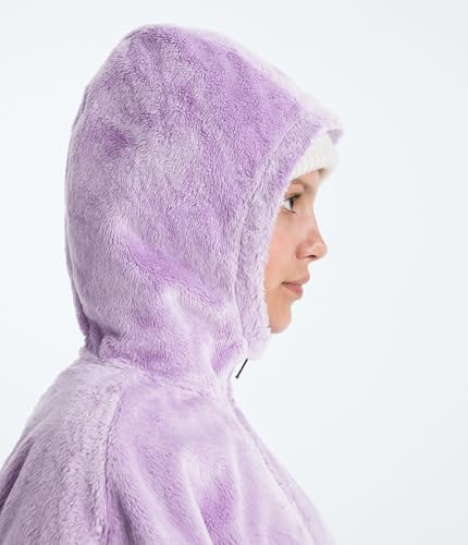 Image of THE NORTH FACE Girls' Osito Full Zip Hoodie | Fleece Hooded Jacket With Hand Pockets & Durable Ribbed Collar