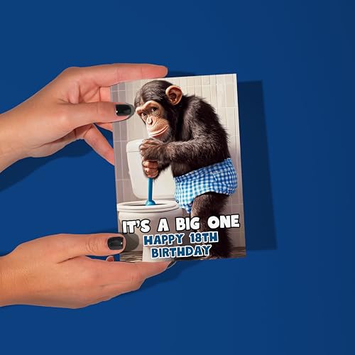 LimaLima 18th Birthday Card For Boy Girl Funny It's A Big One Design For Son Grandson Nephew