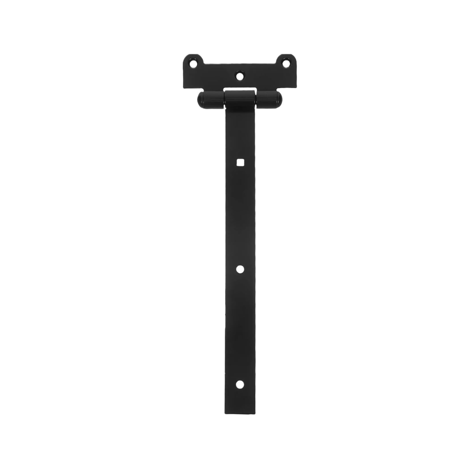 Charnière de porte robuste anti claquement automatique en T finition noire