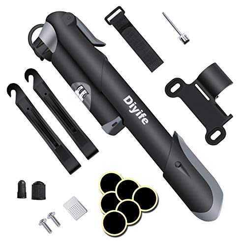 Mini Bike Pump w/ Pressure Gauge