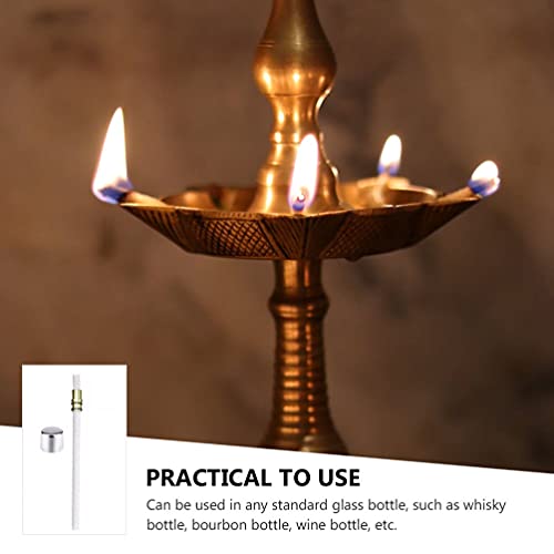 ARTIBETTER Fibra De Vidro Pavio Substituição Latão Garrafa de Vinho Criativo Garrafa de Mechas Mecha