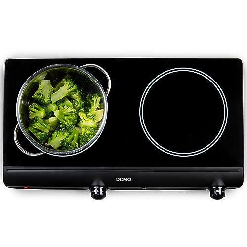 DOMO DO339KP Keramische Kochplatte - ECO - 2 Kochfelder - Ø 18 cm – Bild 4