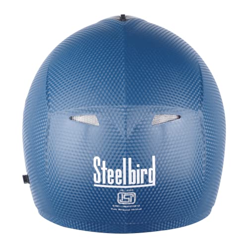Image of Steelbird Rox Cyborg ISI Certified Full Face Helmet for Men and Women with Inner Smoke Sun Shield and Outer Clear Visor