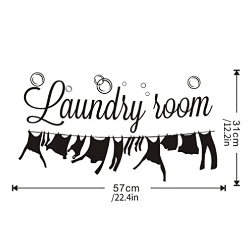 Lavanderia in vinile decalcomania lavaggio
