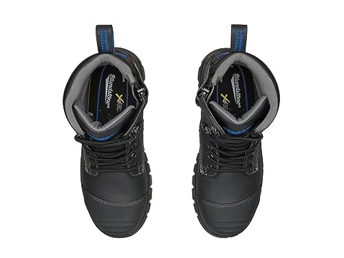 Blundstone Men's Black, XFoot Series, Steel Toe, EH, Side Zip Boot4