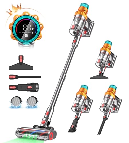 Image of REBANIC Cordless Vacuum Cleaner and Rechargeable Removable Battery