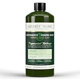 Heart Tone Botanicals Nano Silver Mouthwash | All Natural | Adult Restorative Mouth Rinse | Aloe Vera, Colloidal Silver, & Tea Tree | Complete Oral Care & Fresh Breath | Fluoride, GMO, & Alcohol Free