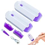 2Packs Light Technology Hair Removal Device for Women - Focusing Painless Epilator for Smooth, Hair-free Skin on Any Body Part