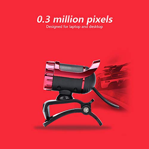 Andoer Webcam de mesa USB 2.0 Web Cam Câmera de laptop Microfone de absorção de som embutido Webcam