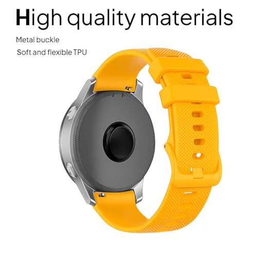 OcioDual Pasek do zegarka 2 sztuki 18 mm, pasek do smartwatcha, szybkozłączka, paski do smartwatcha, części zamienne do smartwatchów dla mężczyzn i kobiet, pomarańczowy