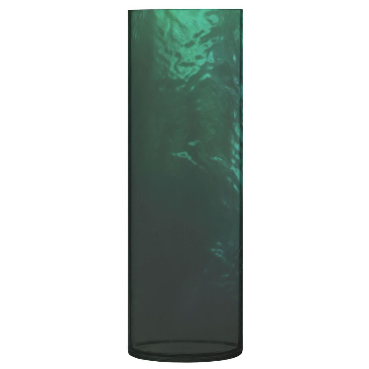 JUMBEAR Olive Green Vase for Flowerse -Clear Vase Rustic Home Décor for Modern Farmhouse, Ideal Shelf,Table & Entryway Decor