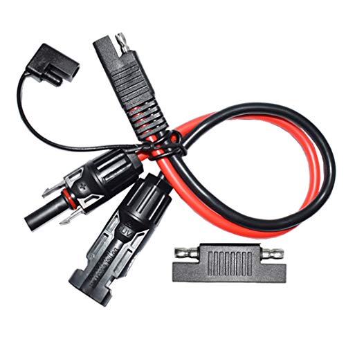 iplusmile 10 AWG Adattatore SAE Cavo di prolunga solare con connettore di inversione di polarità SAE per sistemi di pannelli solari RV Generatori di energia solare