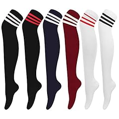 6 Pairs: White&red, White&black, Black&red, Black&white, Navy&white, Red&white