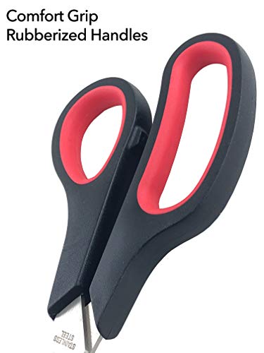 Clipco Stainless Steel Scissors With Ergonomic Handle (Pack Of 30) #TOP1