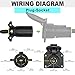 CXTM Trailer Plug, 7 Way Trailer Plug 7 Pin Trailer Plug 7 pin Trailer Wiring Harness Connector - for rv Camper, Track - 7 Blade Trailer Connector