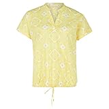  eterna Kurzarm Bluse mit Schleifendetail gelb (70 hellgelb) 44