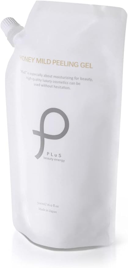 Amazon プリュ Plus 顔 全身用 ハニーマイルド ピーリングジェル 500ml パウチタイプ ゴマージュ 角質ケア ハチミツ配合 日本製 プリュ ゴマージュ ピーリング 通販