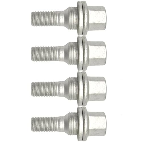Tornillo cubo rueda y tuercas pernos ruedas coche de 17 mm asiento plano para Citroen C2 C3 C4