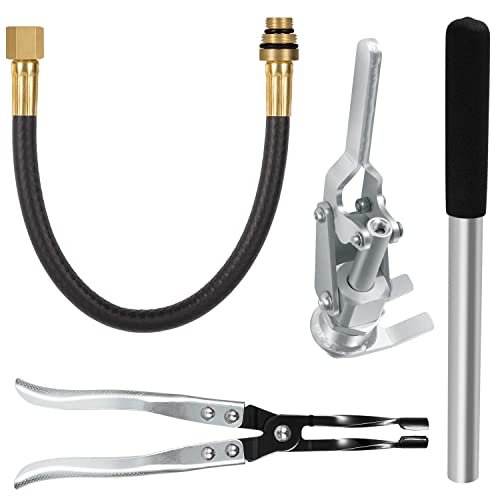 3Pcs Stud Mount Valve Spring Compressor Tool & 19700 Valve Holder Hose & Hw0107 Valve Stem Seal Pliers #TOP7