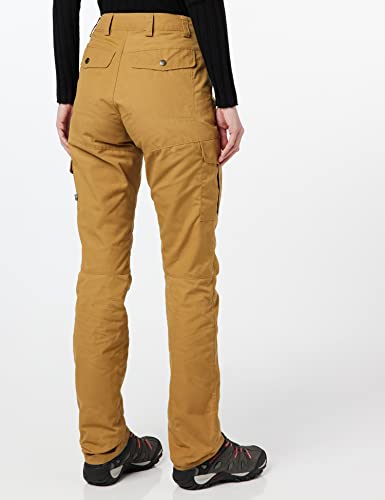 Fjallraven Damen Karla Pro Trousers Curved W Pants, Braun, EU 40
