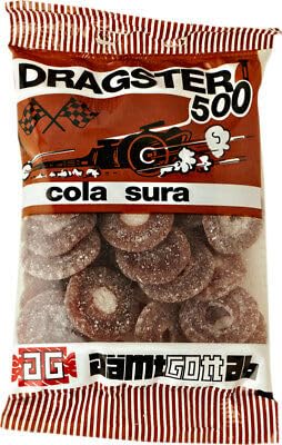 Dragster 500 cola sour caramelo gomoso 15 paquetes of 50g söpösöpö pack