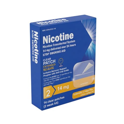 Nicotine Transdermal System Step 2 Stop Smoking Aid 14mg (2 Week kit)