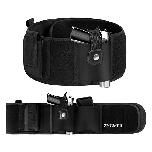 Zncmrr Belly Band Holster For Concealed Carry Pistols Holsters For Men Women Fit Glock S&W M&P 40 Shield Bodyguard Etc #TOP18