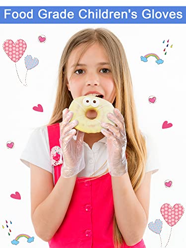 Dingion 2NZ914-558 3000 Pack Disposable Gloves For Kids Multipurpose Plastic Gloves Clear Cooking Gloves Pe Food Service Gloves Disposable thumb #5