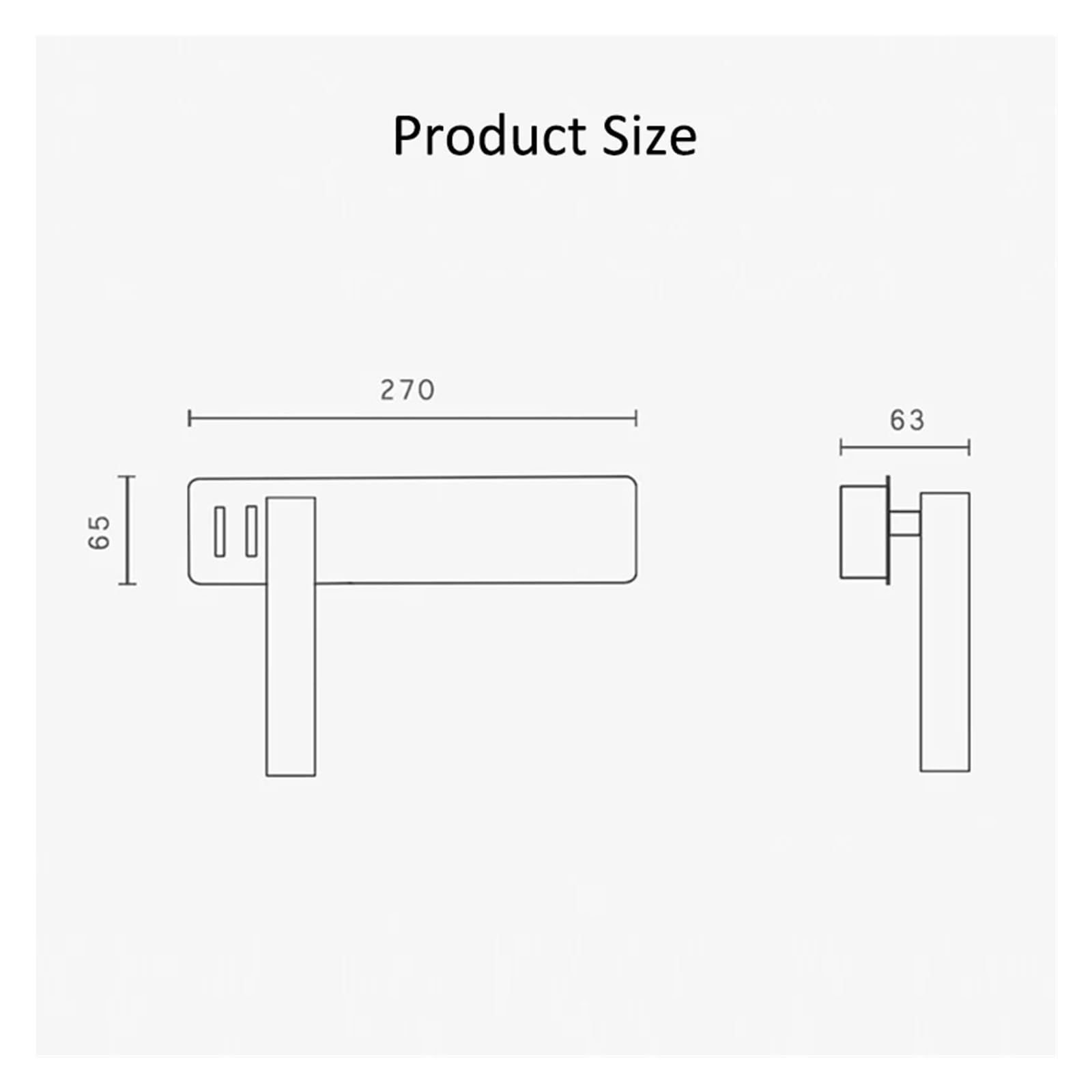 Lámpara de pared Led 6W, luz lectura for dormitorio, cabecera Hotel, lámpara libro nocturno, for rotación con foco 3W,Iluminación de imagen(Bianco)