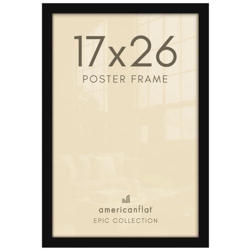 Image of Americanflat 17x26 Poster Frame - Engineered Wood - Black