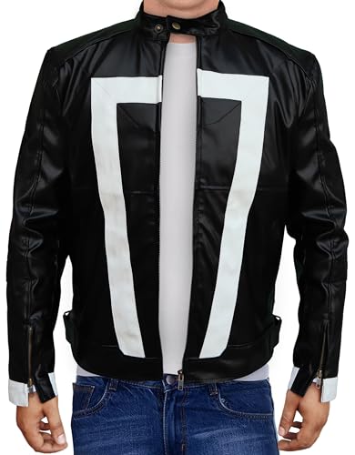 Mens Power Riders Leather Jacket - Agents of Protection3