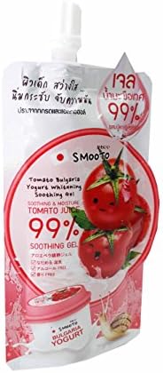 Smooto, 3 Packs of Smooto Tomato Bulgaria Yogurt Soothing Gel. (40 ml./ pack). No alcohol.