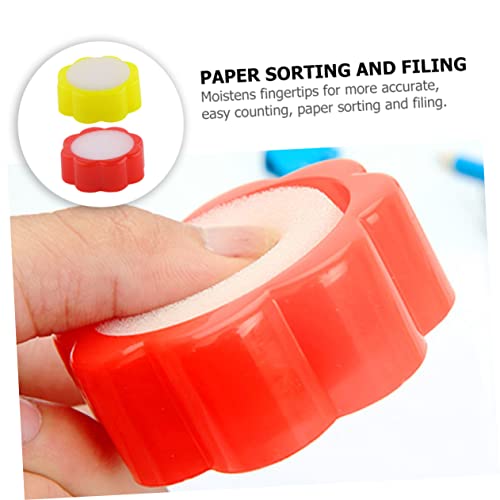 Operitacx 16Pcs Sponge Cylinder Hand Wet Device Accountant Wet Sponge Envelope Seal Moistener Hand Cash Counting Supply Counting Finger Sponges Wet Sponge For Grip Paper Office Supply Damper #TOP1