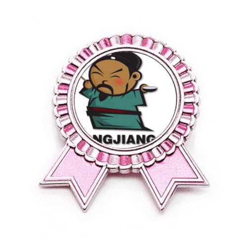 Badge en métal Songjiang The Outlaws of Marsh rose taille M