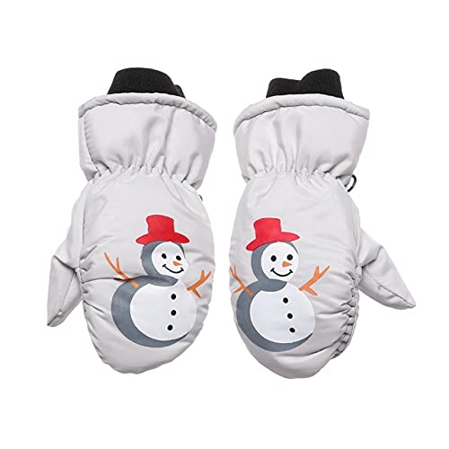 Guantes de invierno para niños con forro espesado a prueba de viento UKKO