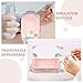 FOMIYES 2pcs Simulation Trolley Case Makeup Case Mini Suitcase Mini Luggage Empty Lash Container Makeup Tool Organizer Eyelash Holder Case Suitcases
