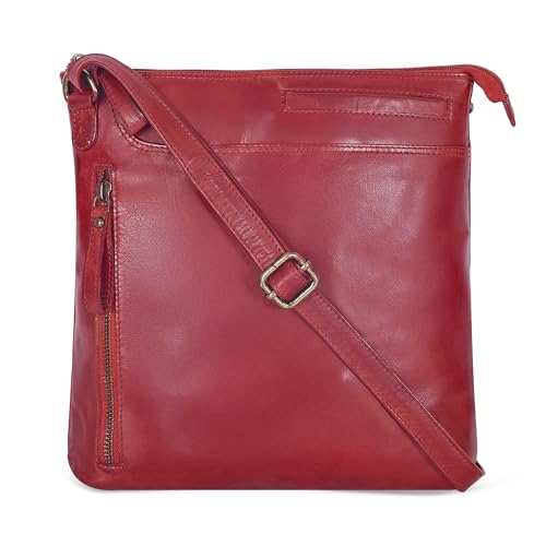 Image of Leather Crossbody Bags for Women - Ladies Sling Handbags - Medium Cross body Purses Handbags - Purses For Women