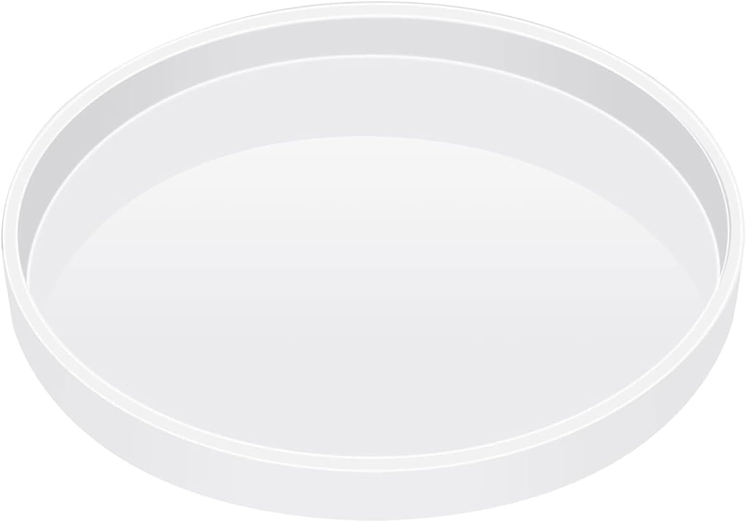 ANBOO 30cm Epoxy Silicone Mold Large Round Silicone Tray Epoxy Resin Table Mold for River Coffee Office Clock Mould Deli Meatboard DIY Art Decoration