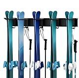 SopimusZ Estante de almacenamiento de pared para esquís, soporte de esquí,...