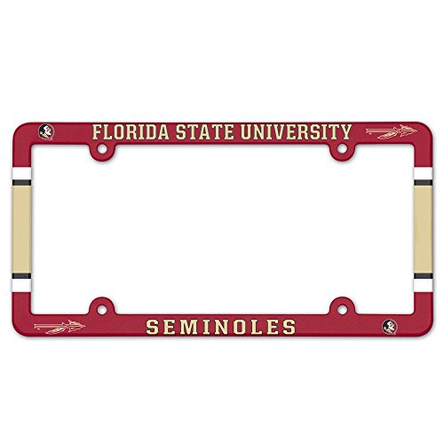 NCAA License Plate with Full Color Frame, Florida State Seminoles