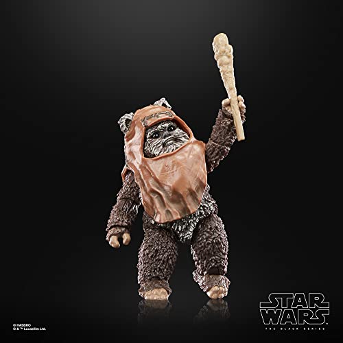 Star Wars Hasbro Wars The Black Series Wicket, Wars: Return of Jedi 6-Inch Action Figures, F7050, Multicolor - Image 4