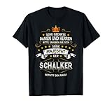 Herren Seine Majestät der Schalker betritt den Raum Beruf Hobby T-Shirt