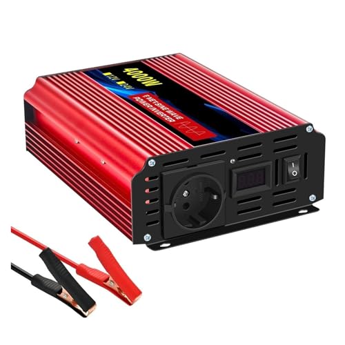 Onduleur 12V 220V 1600W à Onde Sinusoïdale Pure pour Voiture et Système Solaire