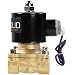 Elettrovalvola U.S. Solid 12 VDC 1/2" In Ottone - Normalmente Chiusa, 0.1-16 Bar, Per Acqua, Aria, Olio, Con Guarnizione VITON