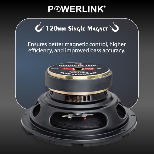 Image of POWERLINK 8 inch Subwoofer Black