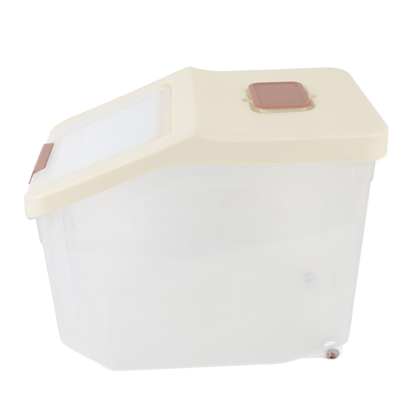 Haofy Contenedor Hermético para Almacenamiento de Arroz, Juegos de Organización y Almacenamiento de Alimentos Contenedor para Alimentos y Granos para Mascotas con Diseño Apilable Tapa de Fácil (25KG)
