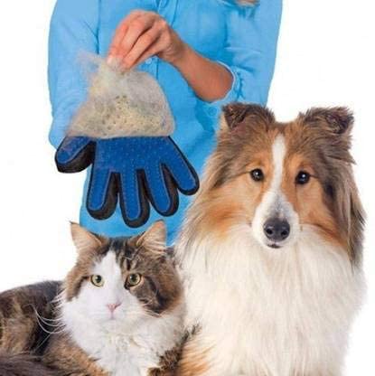 RvPaws Pet Grooming Pet Grooming Gloves - Dog, Cat Bathing Scrubber Gloves - Pet Hair Remover Gloves - Deshedding, Massage for Cats, Dogs, Rabbit and Small Pets (Blue) (B09L5V82TB) Amazon Price History, Amazon Price Tracker