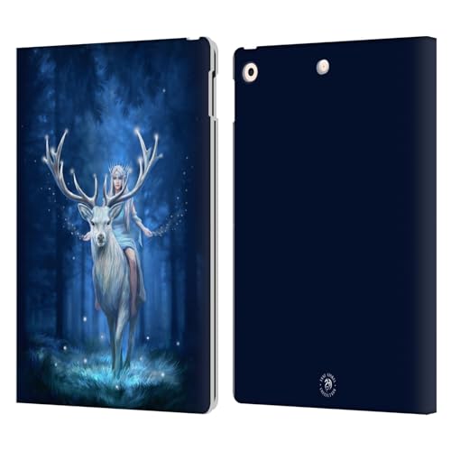 Protection iPad 10.2 Anne Stokes étui portefeuille cuir compatible tablette Apple