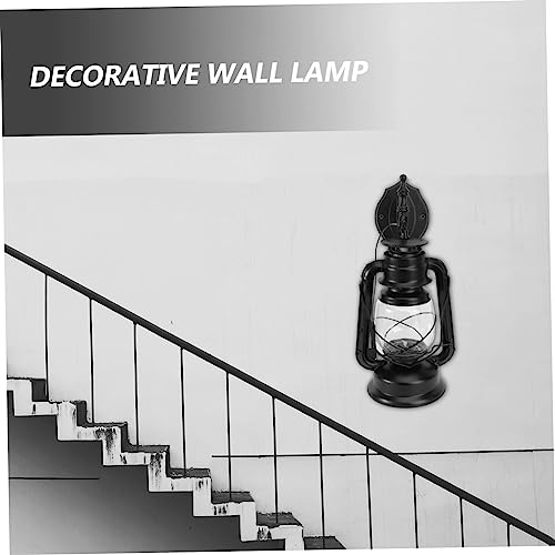 Lámpara de pared vintage para eliminar pasillos oscuros con iluminación industrial de hierro 5
